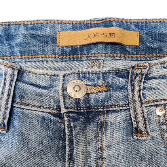 JOE’S Distressed Skinny Ankle Light Blue Jeans in Felicity Size 26 - Picture 7 of 8